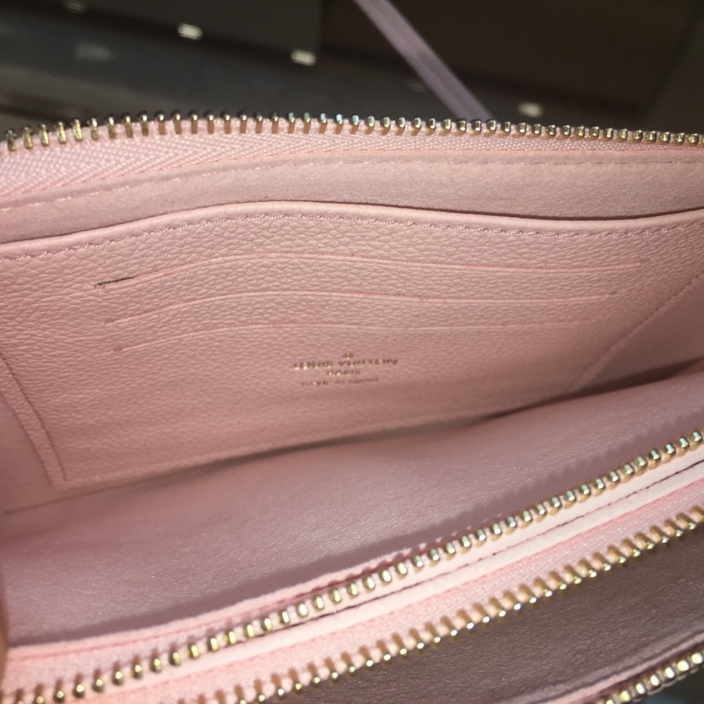 Louis Vuitton Empreinte Double Zip Pochette Candy Pink Limited Edition Brand New - Picture 5 of 6
